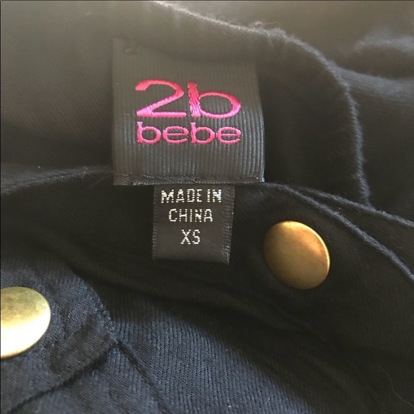 Black 2b Bebe Cargo Halter Maxi Dress - Picture 4 of 4